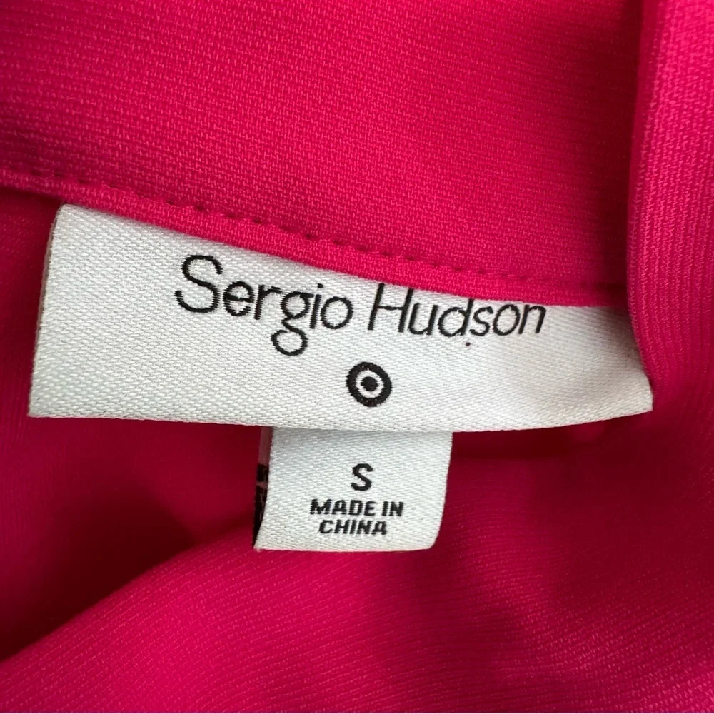 Sergio Hudson for Target Hot Pink Long Sleeve Dress